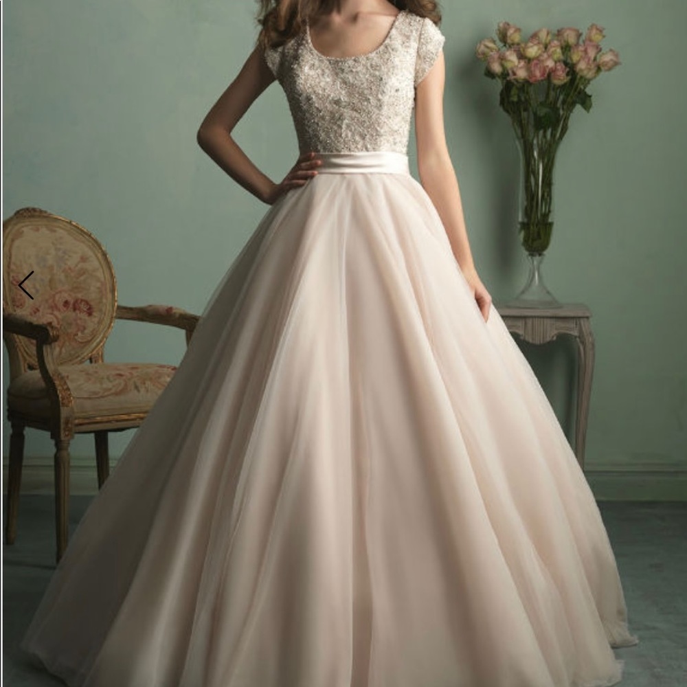 Fantasy Bridal Allure Champagne Wedding Gown